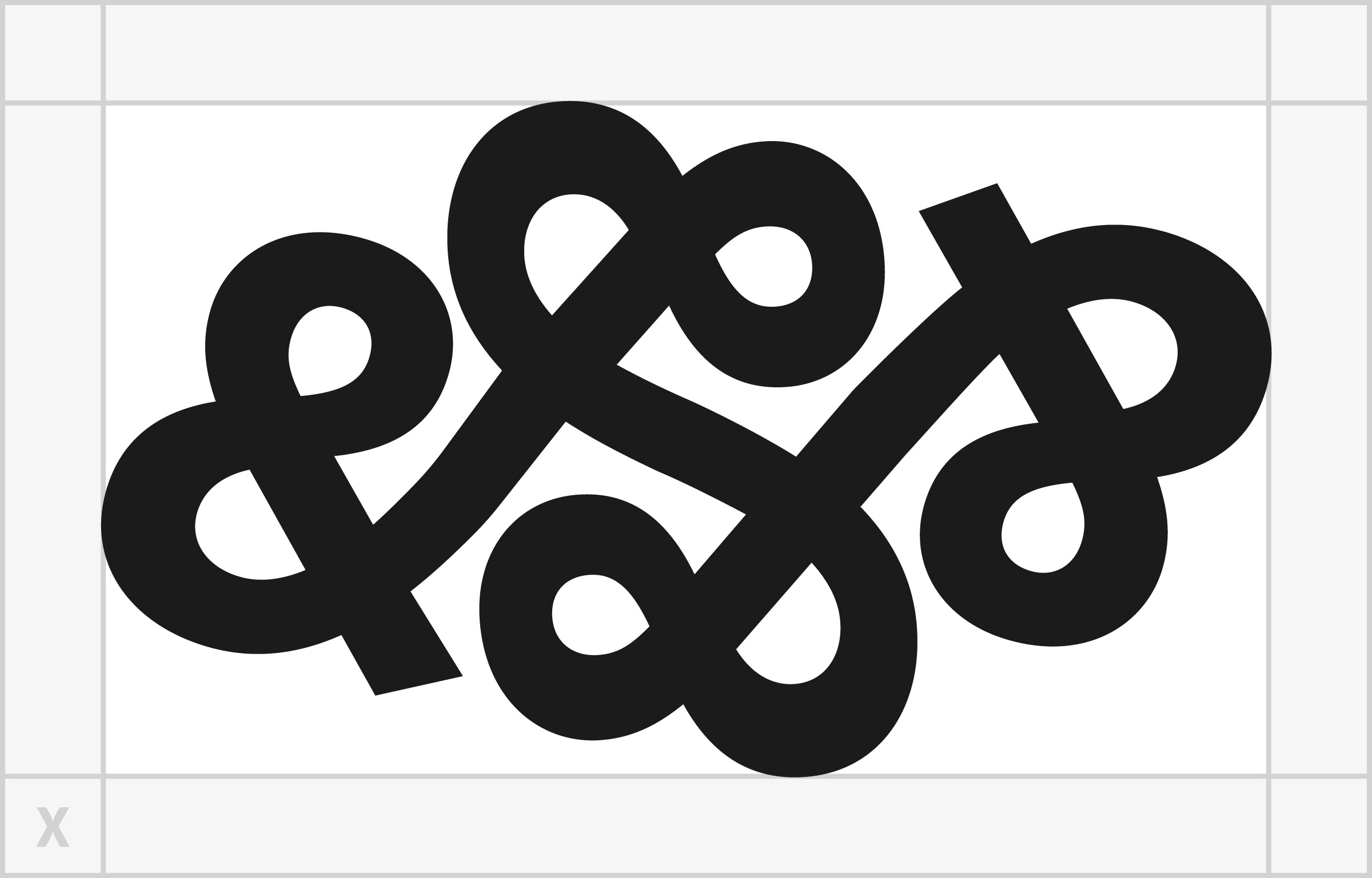 Clearspace guide for the symbol